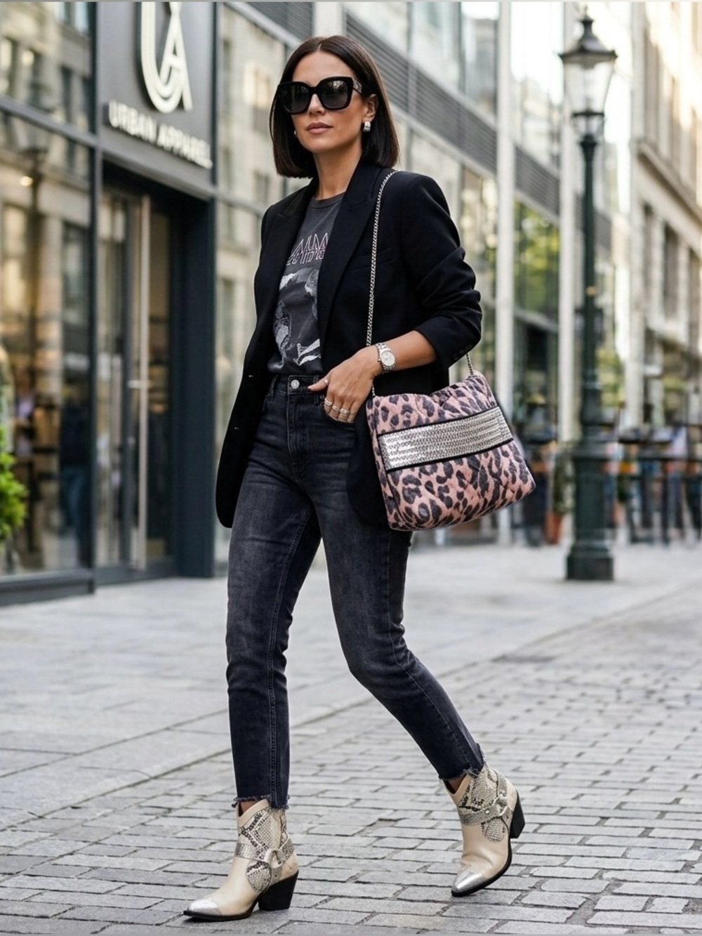 🄷&🄼 Padded Purse with chain Conscious Exclusive